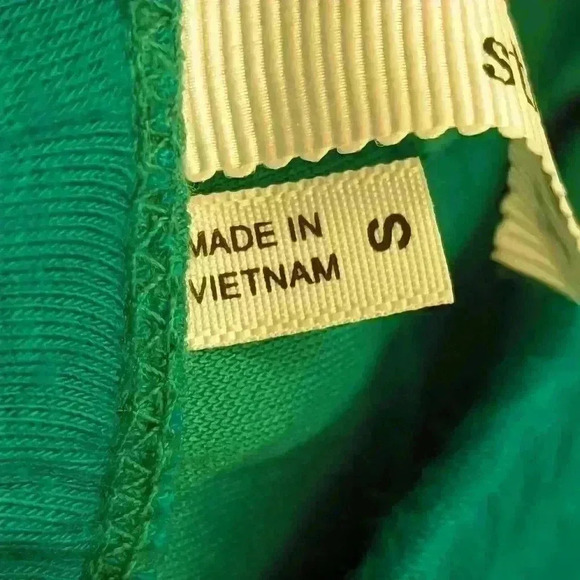 Studio Y Teal Women's Size Small Teal Halter Top With Beaded Neckline Tie Neck - Picture 12 of 13